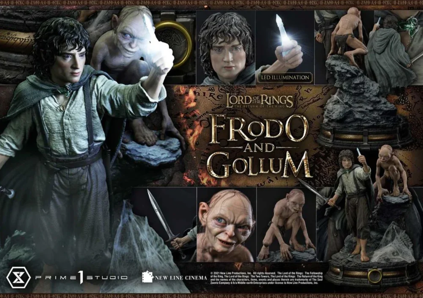 Frodo and Gollum Collectible Statues