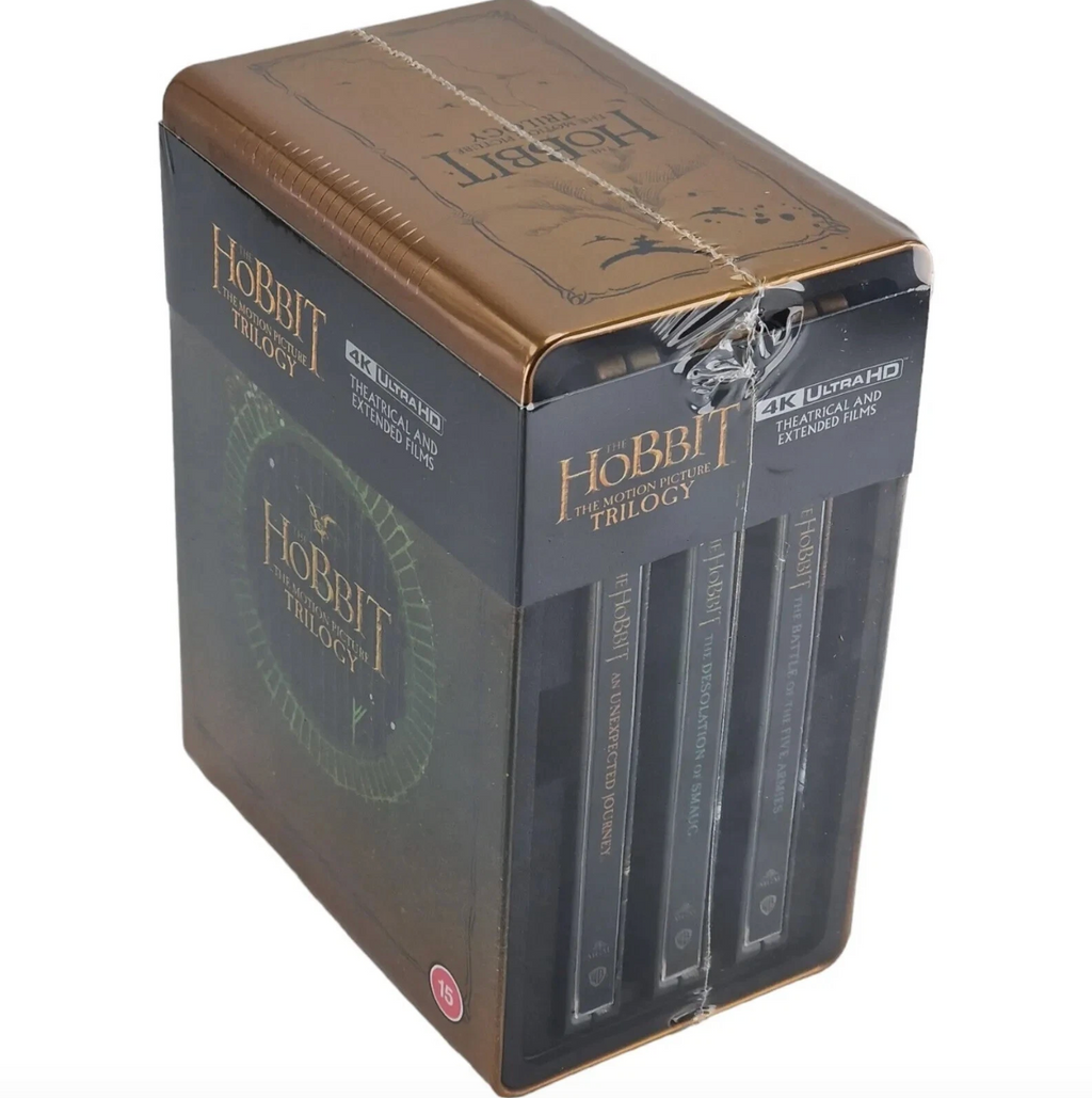 The Hobbit Trilogy Extended 4K Blu-Ray Steelbook Set (Limited Edition)