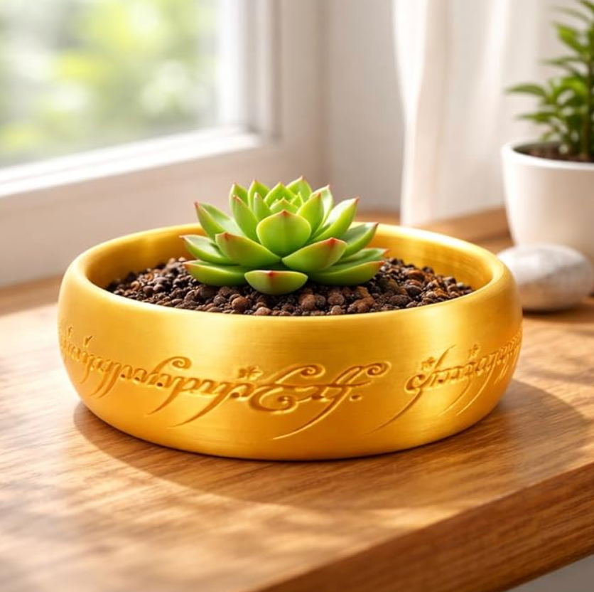 One Ring Planter Decor